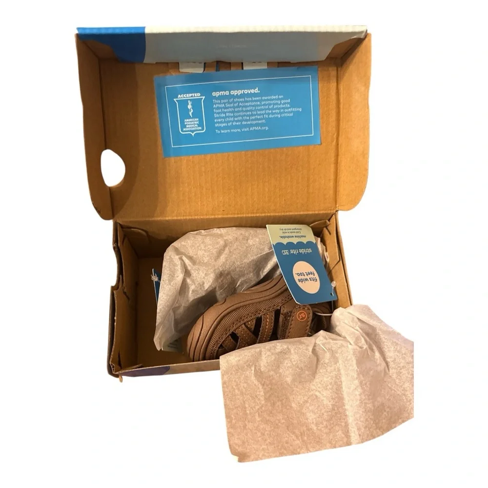 Stride Rite Tan Kids Sandals